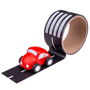 Bigjigs Toys Roadway Track Sticker Tape - Removable Track Cars Vehicle - Picture 1 of 2