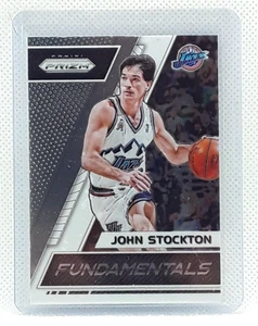John Stockton 2018-19 Prizm NBA Basketball - Fundamentals - Utah Jazz - Picture 1 of 2