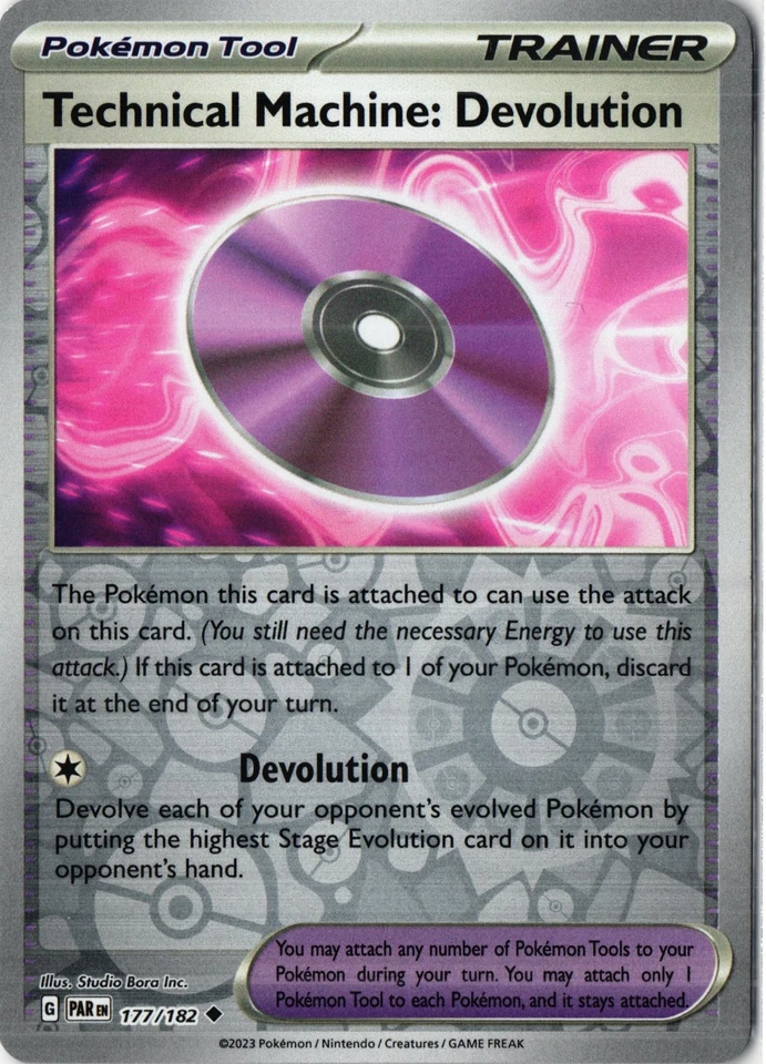 Technical Machine: Devolution Reverse Holo Trainer SV04: Paradox Rift 177/182 NM - Image 1 of 1