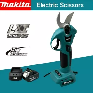 Cordless Pruning Shears 30mmElectric Garden Scissors Makita 18V without Battery - Picture 1 of 6