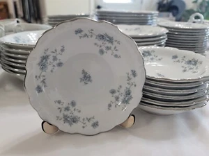 Piezas individuales Johann Haviland China guirnalda azul Alemania bávara - Imagen 1 de 45