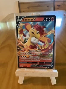 Juego de cartas coleccionables Pokémon Simisear V Crown Zenith 022/159 Holo ultra raro - Imagen 1 de 2