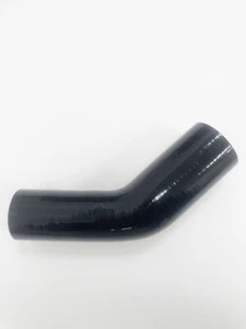 38MM-45MM 45° DEGREE SILICONE INTERCOOLER RADIATOR BOOST COOLANT HOSE COUPLER - Foto 1 di 6