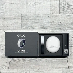 QALO QRNT Smart Ring Health Tracker for Men & Women - Silver, Size 11 - Picture 1 of 3
