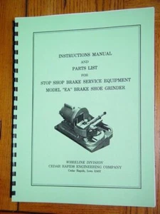 Amoladora de zapatas de freno manual Kwik Way modelo EA - Imagen 1 de 1