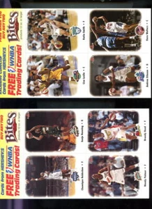 Juego de hojas de tarjetas de baloncesto Fleer Hershey Bites 2001 WNBA Lisa Leslie Katie Smith - Imagen 1 de 2
