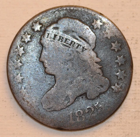 1825 Capped Bust Dime Cover