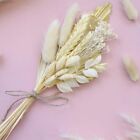 Dried Palm Leaf Spray - Gold And Cream Cake Topper Decoration