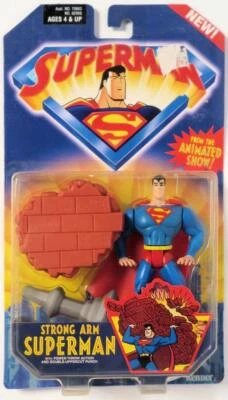 X084       STRONG ARM Superman Action Figure Kenner, 5" - Image 1 of 2