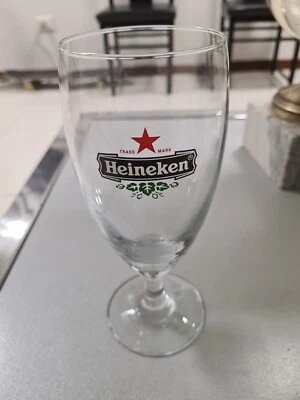 HEINEKEN 1 BICCHIERE BIRRA CALICE VETRO NO BOCCALE BIER   - Immagine 1 di 3