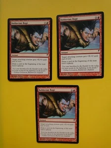 MTG Card. Balduvian Rage x3 Coldsnap Instant - Picture 1 of 6