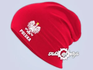 Gorro Sombrero Polska Polaco Polonia Fútbol Mundial Deportes Suave Ligero Algodón - Imagen 1 de 5