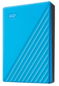 My Passeport (2019) USB 3.0 Disque Dure Portable, 4TB Bleu - WDBPKJ0040BBL-WESN - Photo 1/3