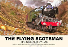 Vintage Style Railway Poster Flying Scotsman A4/A3/A2 Print