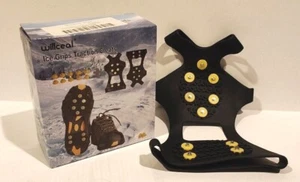Ice Cleats Ice Grips Traction Cleats WillCeal Boots Yellow FREE SHIP - Picture 1 of 11