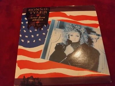 BONNIE TYLER-NOTES FROM AMERICA/IT'S NOT ENOUGH TYLER 3 (1989) 7" P/S VG+/EX  - Image 1 of 4