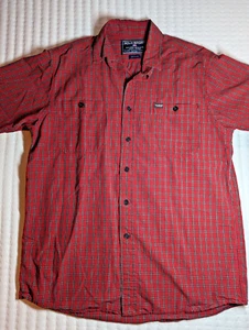 Camisa Polo Ralph Lauren Para Hombre Roja A Cuadros Manga Corta Botón - Mediana - Imagen 1 de 7