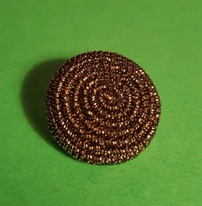 16 t) 20 x vintage Knöpfe Ösenknöpfe schwarz gold rund - Picture 1 of 7