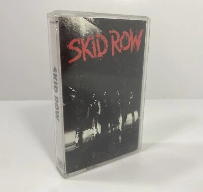 Skid Row Self Titled (Cassette Tape) Debut Album Sebastian Bach Glam Metal - Image 1 of 4