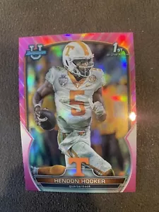 Hendon Hooker 2022 Bowman Chrome 1st Pink Refractor - Picture 1 of 2