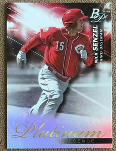 2018 Bowman Platinum Presence #PP-1 Nick Senzel Cincinnati Reds Topps Insert MLB - Picture 1 of 2