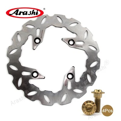 Rotor de disco de freno trasero + tornillos de pernos M8 para Honda Silver Wing ABS 600 2003-2007 Foto 1 de 4