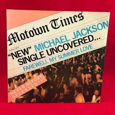 MICHAEL JACKSON Farewell My Summer Love 1984 UK 7" Vinyl Single Motown record 45 - Image 1 of 2