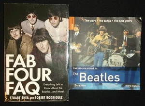 THE BEATLES BOOK LOT THE ROUGH GUIDE TO THE BEATLES 2nd FAB FOUR FAQ Pre-Owned - Picture 1 of 6