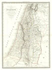 Carte De La Palestine Ou Terre Sainte. Holy Land Israel. Lapie 1833 Old Map
