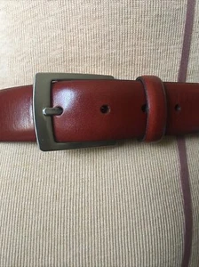 Classic Heritage Bosca Cognac Leather Belt, 32 - Picture 1 of 7