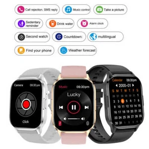 2.01" AMOLED Smart Watch Outdoor Sports Heart Rate Bluetooth Fitness Tracker - Picture 1 of 27