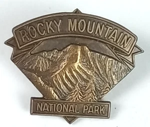 Botón Pinback Parque Nacional de las Montañas Rocosas - Imagen 1 de 5