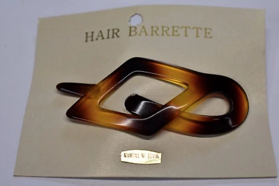 PLÁSTICO TORTUGA PASADOR DE PELO VINTAGE * DIAPOSITIVA PARA EL CABELLO * DECORATIVO 2,5 PULGADAS DE LARGO Foto 1 de 2