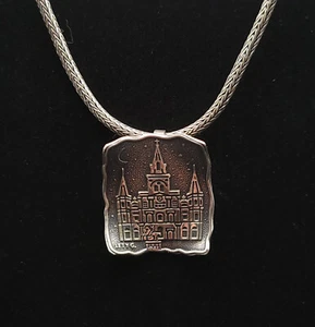 Lety G St Louis Cathedral New Orleans Sterling Silver Necklace - Used - Picture 1 of 5