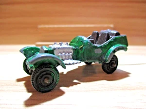TootsieToy Midgets Custom Rod 1974-'79 Vintage Green & Gray Diecast Toy Racecar - Picture 1 of 18