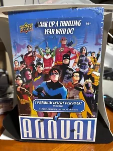 2023-24 Upper Deck UD DC Annual Factory Sigillato 16 Pack Hobby Box Bello - Foto 1 di 2