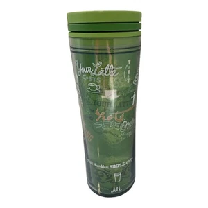 Starbucks 2009 Green Reduce Reuse Recycle Travel Coffee Mug Tumbler 20 Oz - Picture 1 of 9
