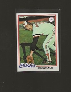 1978 TOPPS DOUG DECINCES #9 NRMT HIGH GRADE