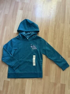 Cat & Jack Girls Blue Hoodie w/Pocket, Sweatshirt Cosmic Wonder Size Medium (8) - Picture 1 of 3
