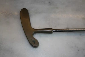 Vintage Wilson Augusta Brass Putter Right Hand Left Hand 35.5" With Cover - Picture 1 of 4