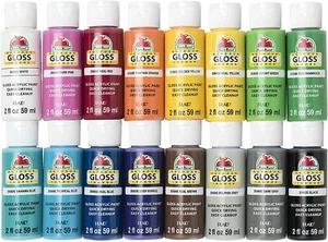 AUSVERKAUF ** Karo APFELFASS Acrylfarben GLÄNZEND 2oz 59ml - Bild 1 von 21