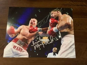 Fotografía autografiada de Mickey Ward irlandesa 8x10 pose 7 - Imagen 1 de 1