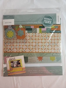 SEASONS Collection 8x8 Scrapbooking Kit Papier Aufkleber Spanplatte COLORBOK NEU - Bild 1 von 5