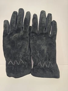 Ladies Black Suede Lined  Isotoner Gloves - Picture 1 of 4