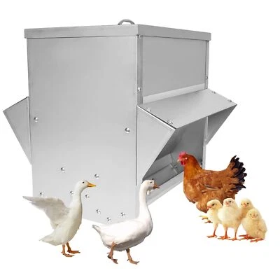 25KG Automatische Hühnerfutterautomaten ohne Abfall Geflügelfutterautomat Ede... - Bild 1 von 4