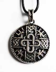 Anhänger Merowinger Amulett, versilbert - Bild 1 von 1