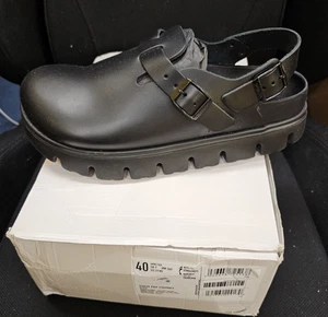 Papillio By Birkenstock Tokio Pap Chunky Black Size 40 Euro M7 W9 Narrow Fit - Picture 1 of 5