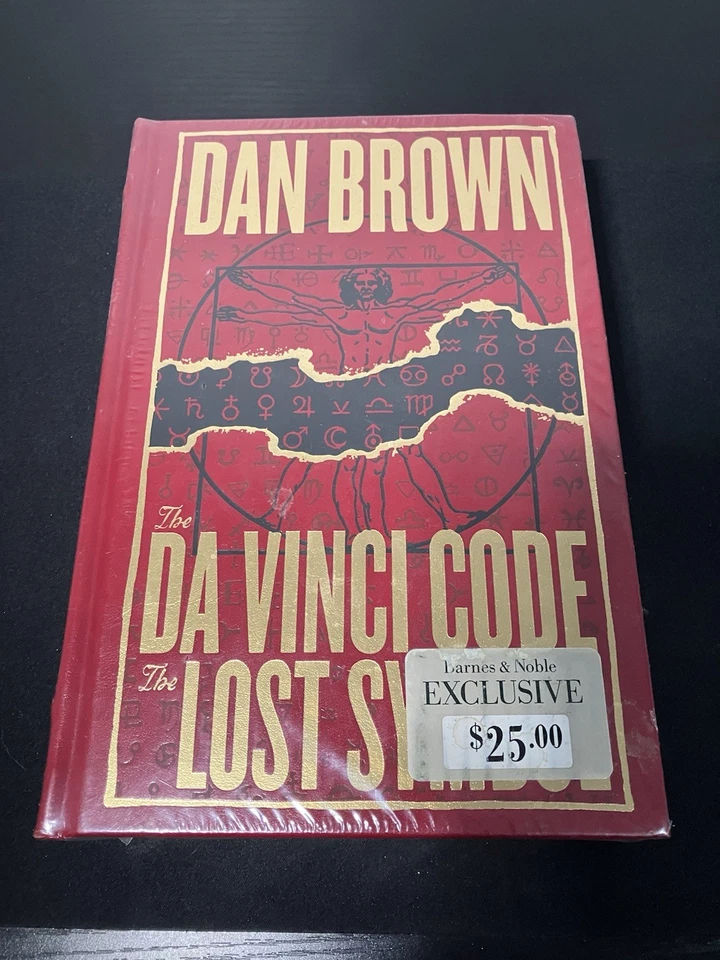 NEW SEALED The Da Vinci Code & Lost Symbol Dan Brown Bonded Leather Hardcover Foto 1 de 3