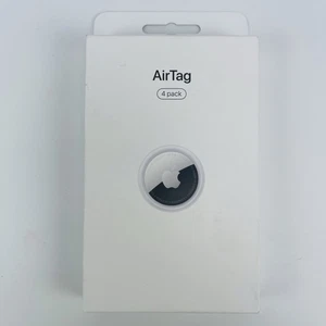 Apple AirTag (4-Pack) Silver Edition 100% Authentic Model A2187 | MX542LL/A NEW - Picture 1 of 11