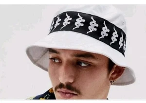 NUEVO CON ETIQUETAS Unisex KAPPA 222 Banda Active Bzahlab Blanco Algodón Sombrero Cubo Talla 59 - Imagen 1 de 5